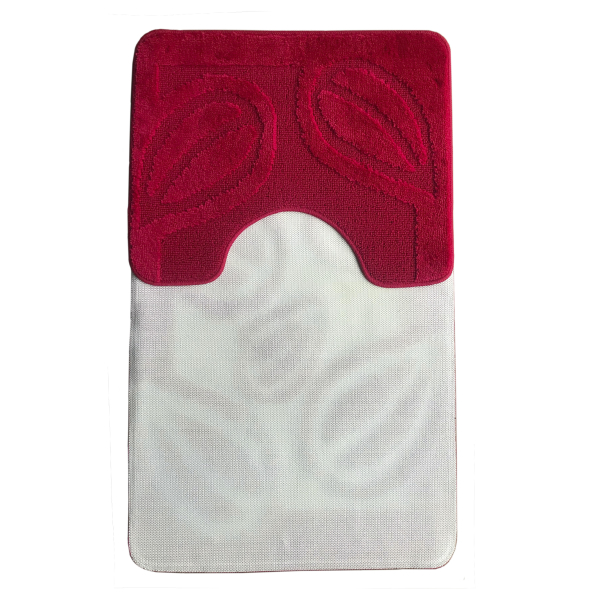 Комплект ковриков L'CADESI LEMIS из полипропилена, 2 шт. 60x100см и 50x60см, 3016 красный